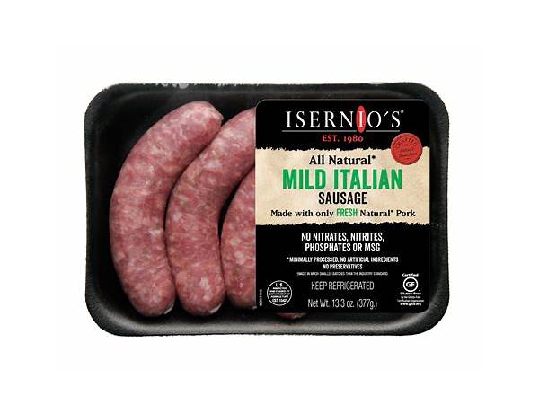 Italian sausage with peppers nutrition facts