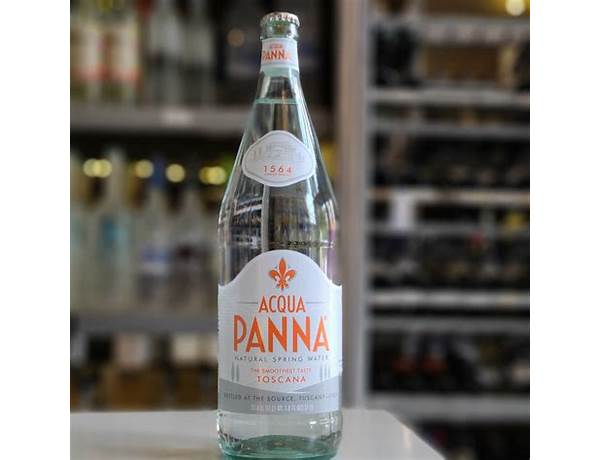 Italian sparkling mineral water food facts