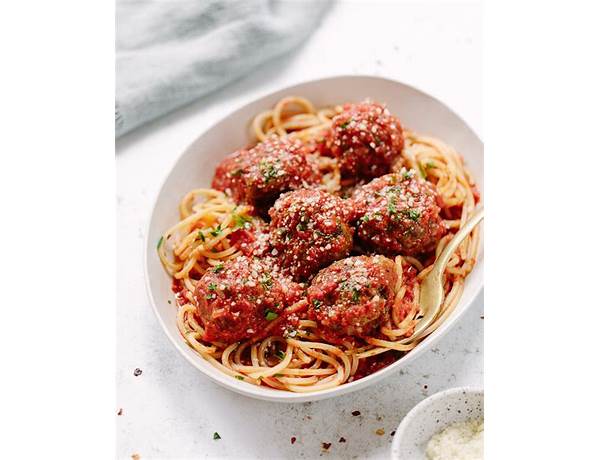 Italian style beef meatballs - food facts