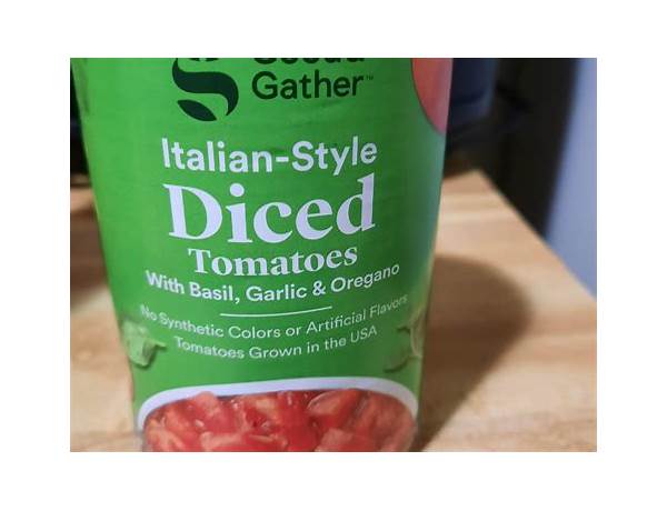 Italian style diced tomatoes food facts