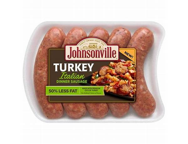 Italian style fresh turkey sausage food facts