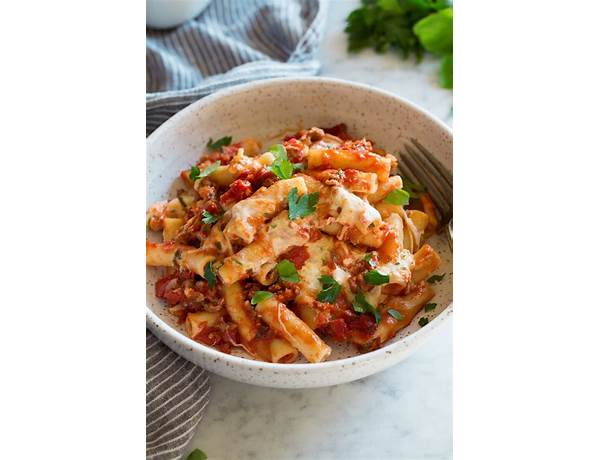 Italian-sausage-baked-ziti-pasta, musical term