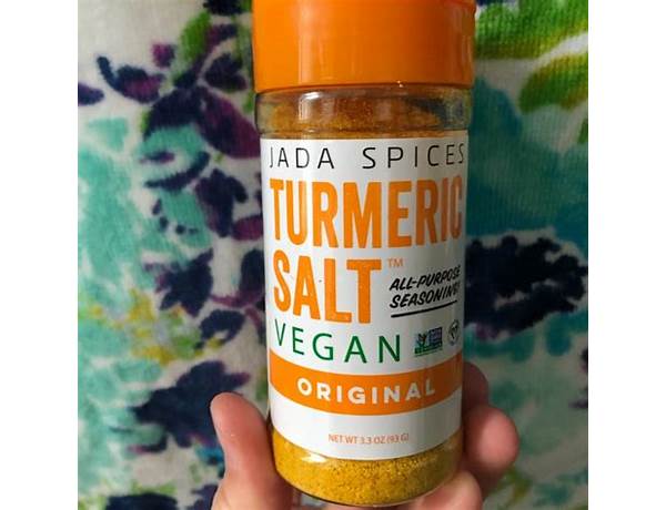 Jada spices turmeric salt food facts