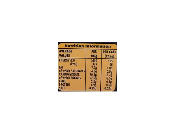 Jaffa ace nutrition facts