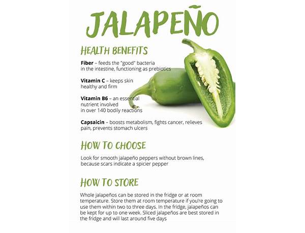 Jalapeño agave food facts