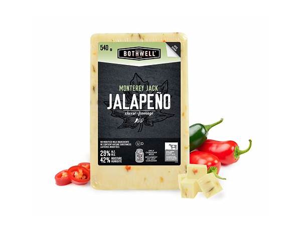 Jalapeño monterey jack cheese food facts