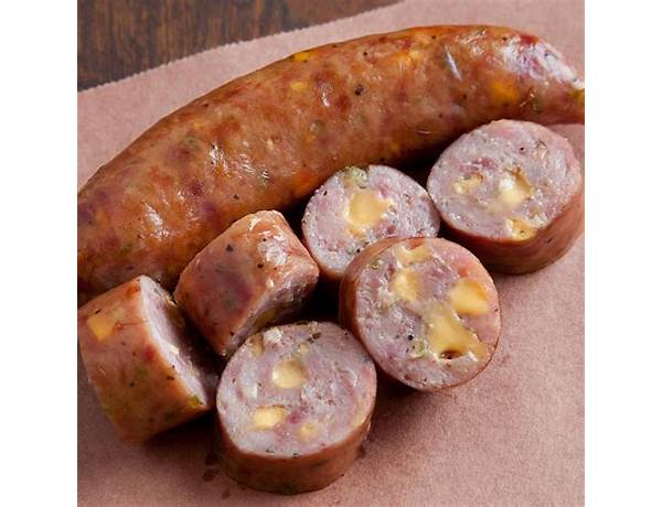 Jalapeno and cheddar smoked sausage - ingredients