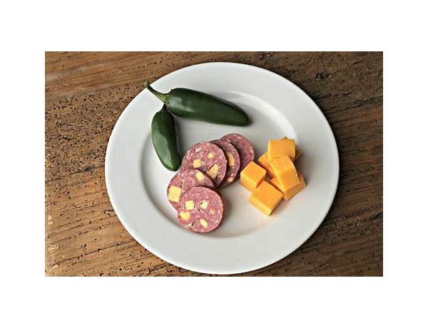 Jalapeno and cheese summer sausage food facts