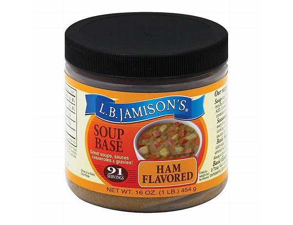 Jamisons regular soup base ingredients