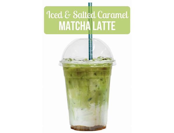 Japanese salted matcha latte food facts