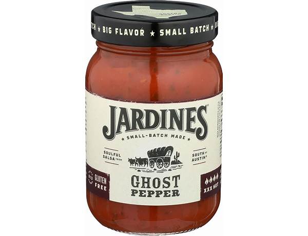 Jardine's, ghost pepper, xxx hot - ingredients