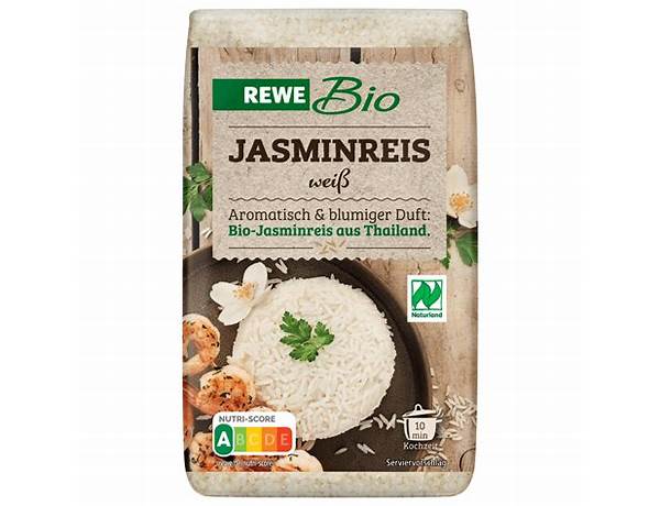 Jasminreis bio ingredients