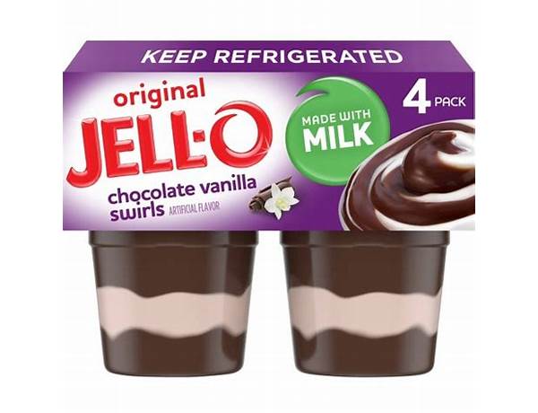 Jello 4ct chocolate flavor ingredients
