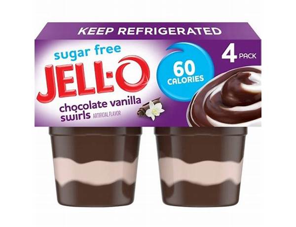 Jello 4ct vanilla ingredients