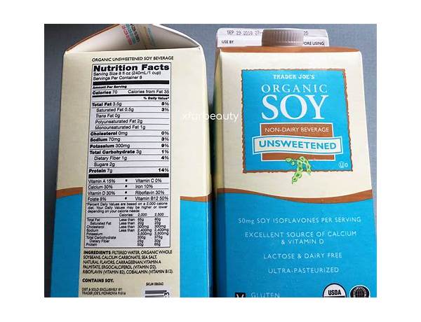 Jenny’s organic soymilk food facts