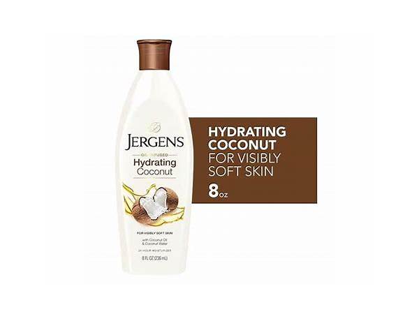 Jergens oil-infused hydrating coconut - food facts