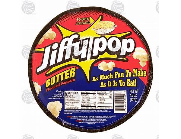 Jiffy pop nutrition facts