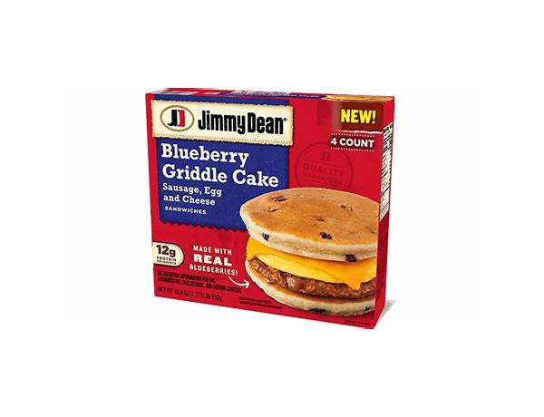 Jimmy dean griddle cake food facts