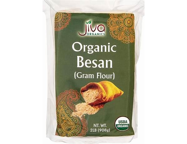 Jiva usda organic besan flour pound food facts