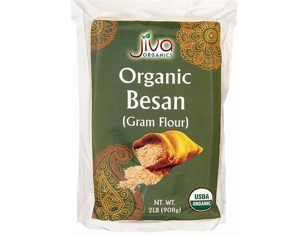 Jiva usda organic besan flour pound ingredients