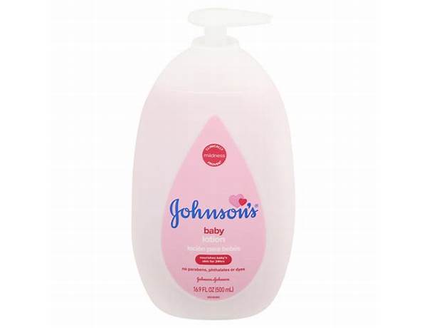 Johnson’s baby lotion - nutrition facts