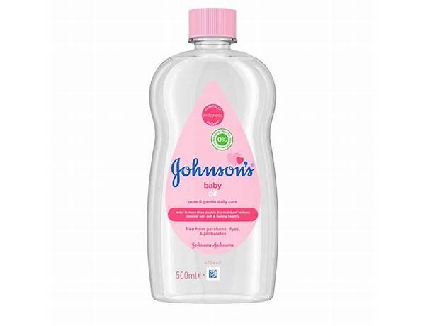 Johnson’s baby oil nutrition facts