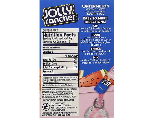 Jolly rancher ingredients