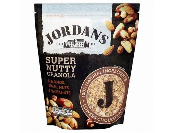 Jordan’s super nutty granola food facts