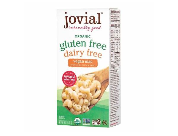 Jovial vegan gluten free mac nutrition facts