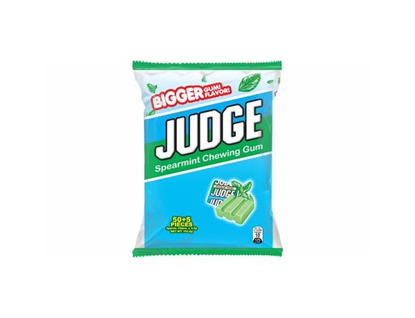 Judge chewing gum food facts