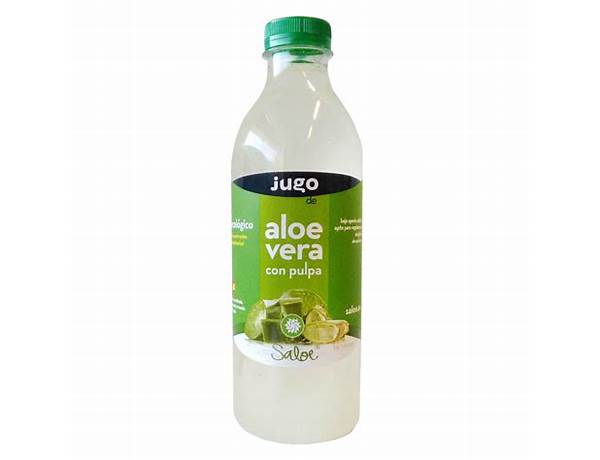 Jugo ecológico de aloe vera con ashwagandha y estevia nutrition facts