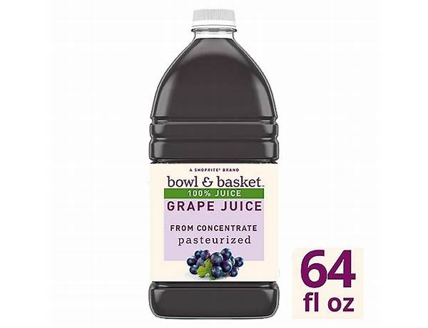 Juice bowl grape ingredients