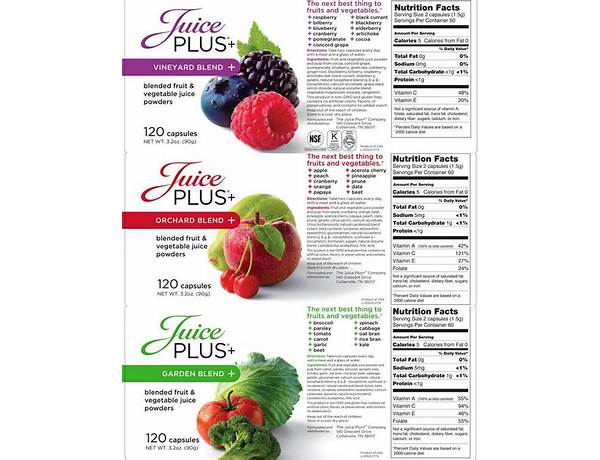 Juice plus complete food facts