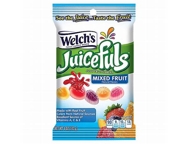 Juicefuls juicy fruit snacks ingredients