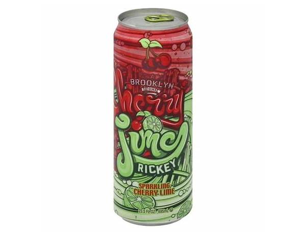 Juicy rickey sparkling, cherry food facts