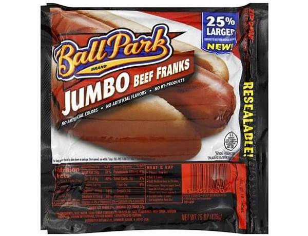 Jumbo beef franks nutrition facts