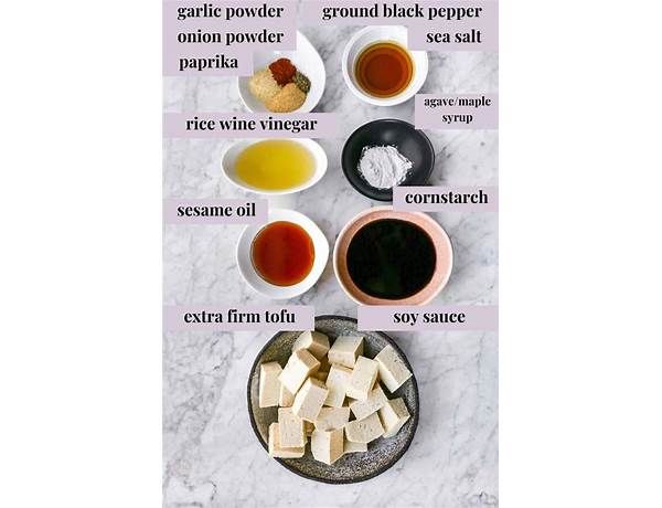 Just tofu ingredients