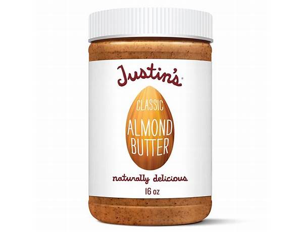 Justins honey almond butter no stir glutenfree ingredients