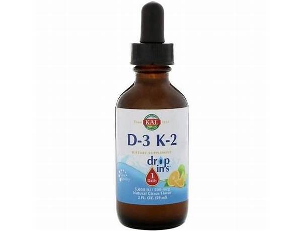 Kal vitamin d drops ingredients