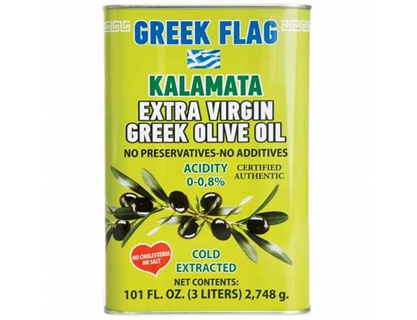 Kalamata greek extra virgin olive oil nutrition facts