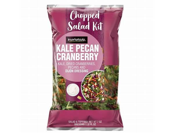 Kale pecan cranberry chopped salad kit, kale pecan cranberry food facts
