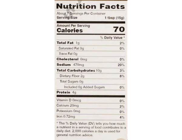 Kandi nutrition facts