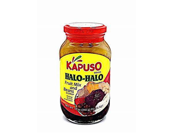 Kapuso halo-halo fruit mix and beans in syrup nutrition facts