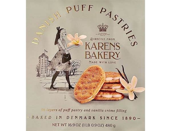 Karens bakery danish puff pastries food facts