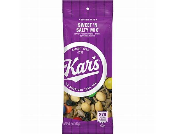 Kars mixed nuts food facts