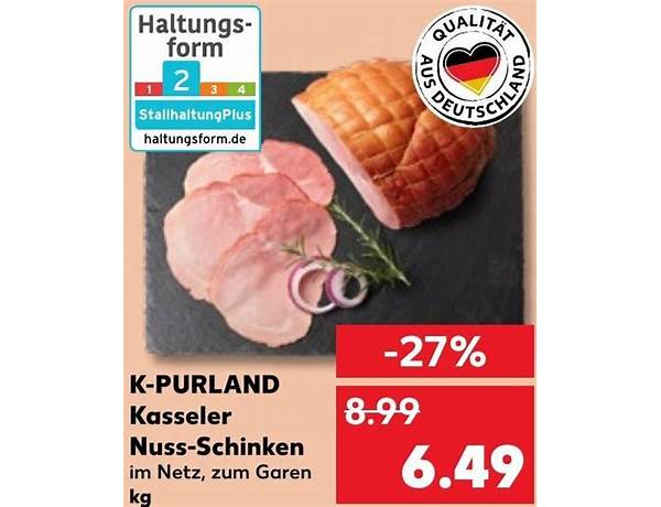 Kasseler nuss schinken ingredients