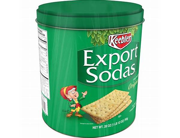 Keebler export sodas food facts