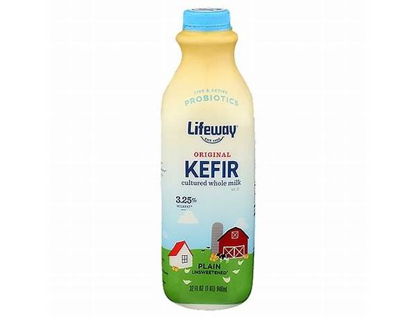 Kefir plain low fat milk smoothie food facts