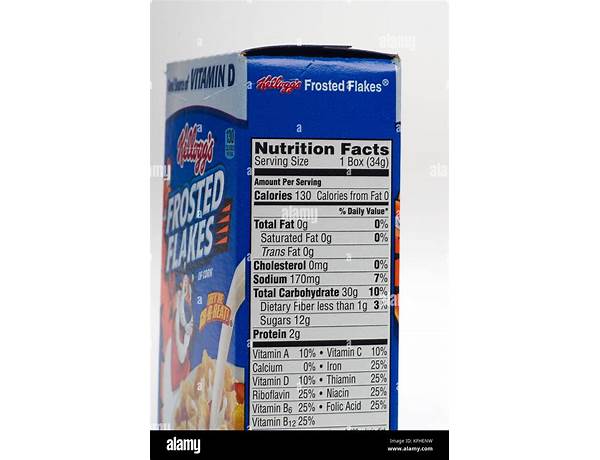 Kelloggs frosted flakes nutrition facts