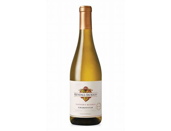 Kendall jackson vintners reserve chardonnay nutrition facts